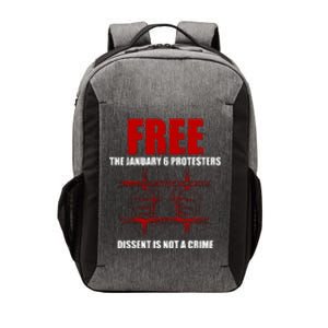 Free January 6 Protesters J6 Conservative Anti Biden Vector Backpack