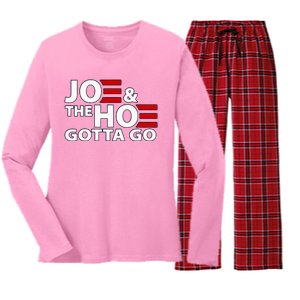 Funny Joe And The H0 Gotta Go Women's Long Sleeve Flannel Pajama Set 