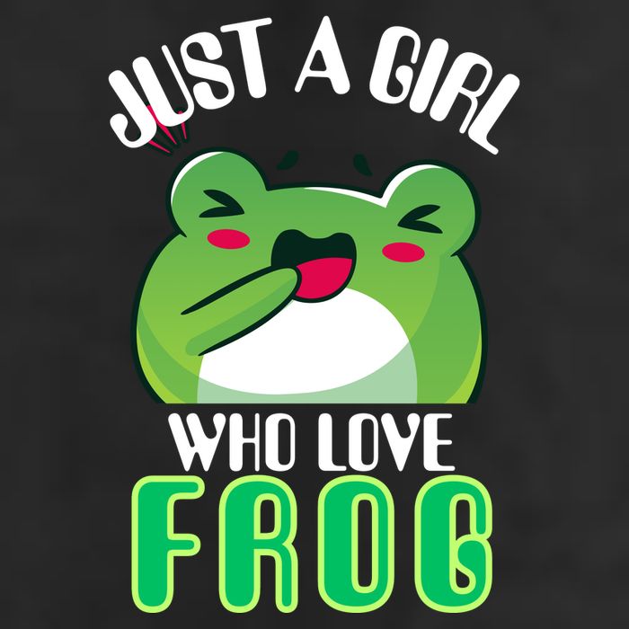 Frog Just A Girl Who Loves Frogs Funny Frog Lover Gift 7 Panel Mesh Trucker Snapback Hat