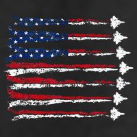 Fighter Jet Airplane Usa Flag 11oz C Handle Ceramic Mug