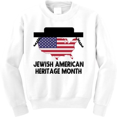 Funny Jewish American Heritage Month Kids Sweatshirt