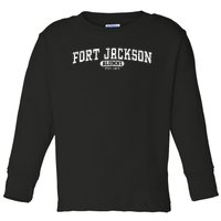 Fort Jackson Alumni South Carolina Toddler Long Sleeve Shirt