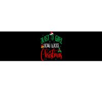 Funny Just A Girl Who Loves Christmas Bumper Sticker