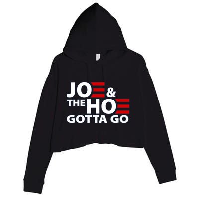 Funny Joe And The H0 Gotta Go Crop Fleece Hoodie