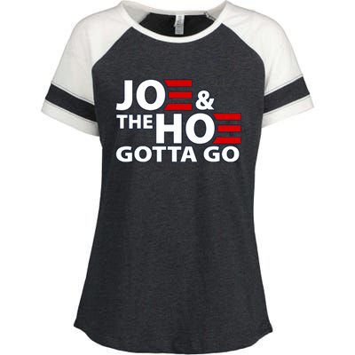 Funny Joe And The H0 Gotta Go Enza Ladies Jersey Colorblock Tee