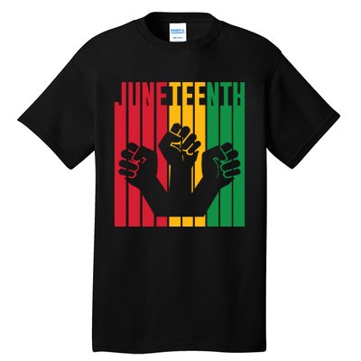 Freedom Juneteenth Art Tall T-Shirt