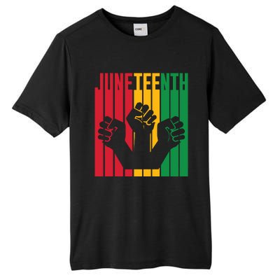 Freedom Juneteenth Art Tall Fusion ChromaSoft Performance T-Shirt