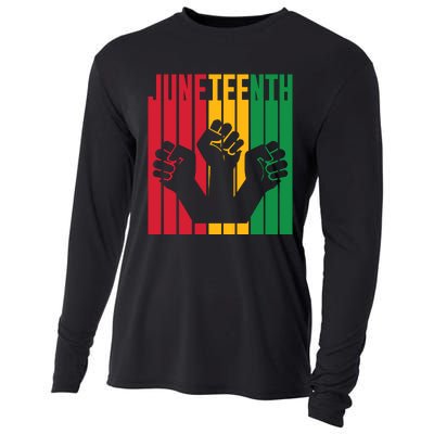 Freedom Juneteenth Art Cooling Performance Long Sleeve Crew