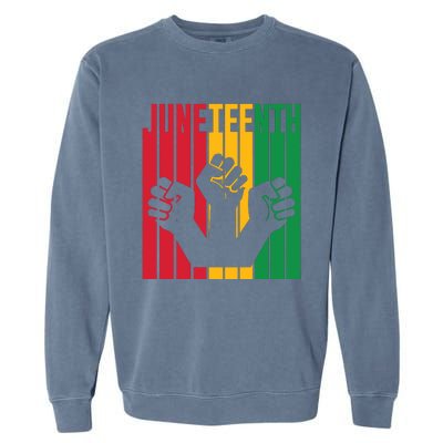 Freedom Juneteenth Art Garment-Dyed Sweatshirt