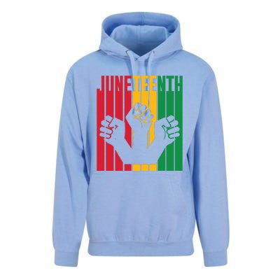 Freedom Juneteenth Art Unisex Surf Hoodie