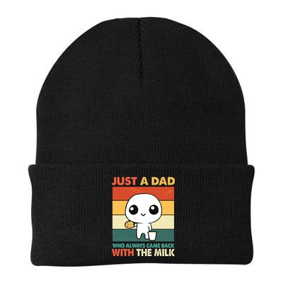 Funny Just A Dad Who Always Came Back With The Milk Beanie