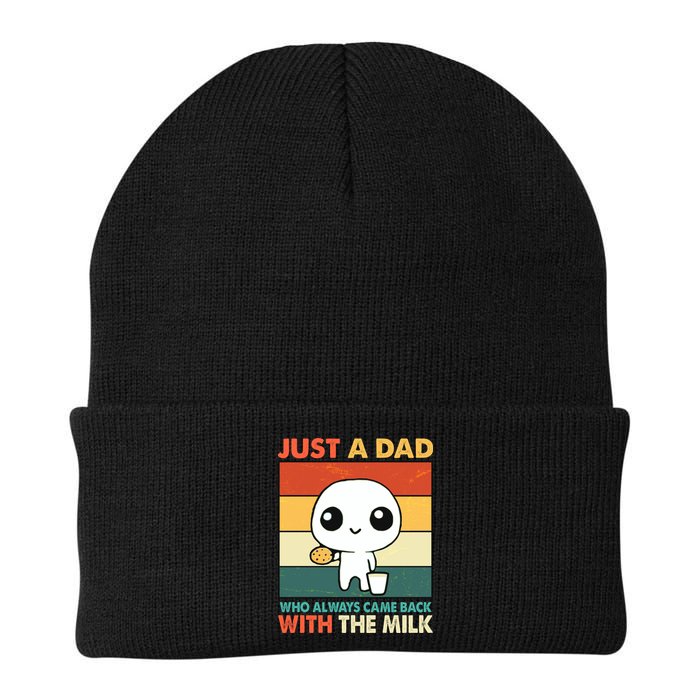Funny Just A Dad Who Always Came Back With The Milk Beanie