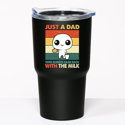 Funny Just A Dad Who Always Came Back With The Milk Tumbler