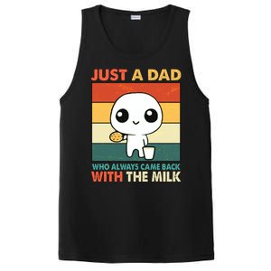 Funny Just A Dad Who Always Came Back With The Milk PosiCharge Competitor Tank