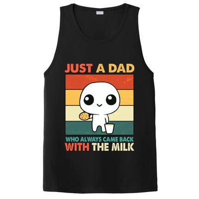 Funny Just A Dad Who Always Came Back With The Milk PosiCharge Competitor Tank