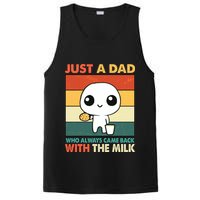 Funny Just A Dad Who Always Came Back With The Milk PosiCharge Competitor Tank