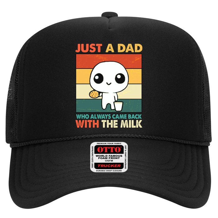 Funny Just A Dad Who Always Came Back With The Milk Trucker Hat