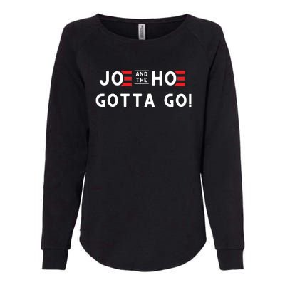 Funny Joe And The Hoe Gotta Go #FJB Design Womens California Wash Sweatshirt