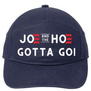 Funny Joe And The Hoe Gotta Go #FJB Design 7-Panel Snapback Hat