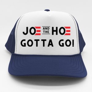 Funny Joe And The Hoe Gotta Go #FJB Design Trucker Hat