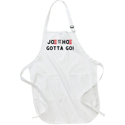 Funny Joe And The Hoe Gotta Go #FJB Design Full-Length Apron With Pockets