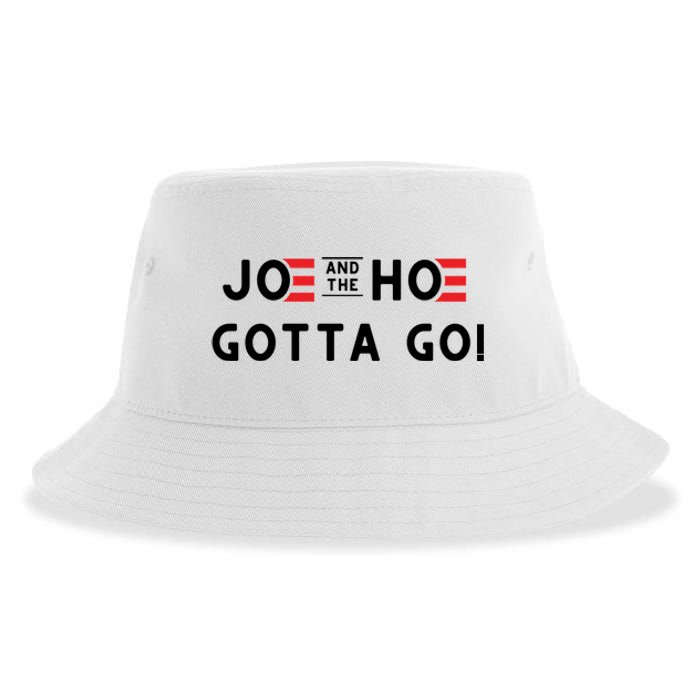 Funny Joe And The Hoe Gotta Go #FJB Design Sustainable Bucket Hat