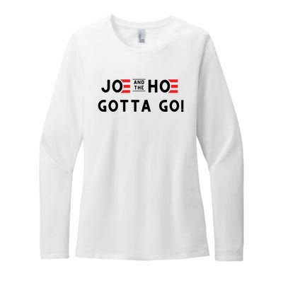 Funny Joe And The Hoe Gotta Go #FJB Design Womens CVC Long Sleeve Shirt