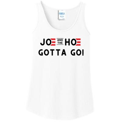 Funny Joe And The Hoe Gotta Go #FJB Design Ladies Essential Tank