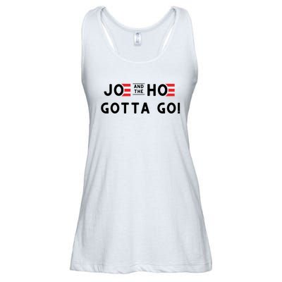 Funny Joe And The Hoe Gotta Go #FJB Design Ladies Essential Flowy Tank