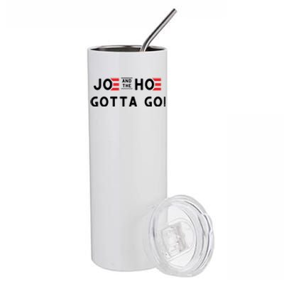 Funny Joe And The Hoe Gotta Go #FJB Design Stainless Steel Tumbler