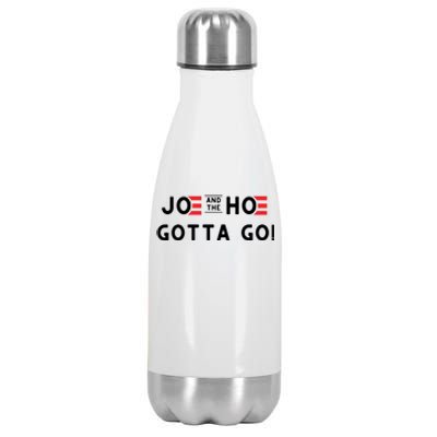 Funny Joe And The Hoe Gotta Go #FJB Design Stainless Steel Insulated Water Bottle