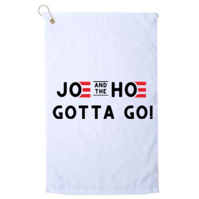 Funny Joe And The Hoe Gotta Go #FJB Design Platinum Collection Golf Towel