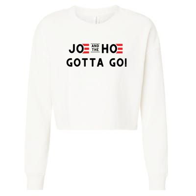 Funny Joe And The Hoe Gotta Go #FJB Design Cropped Pullover Crew