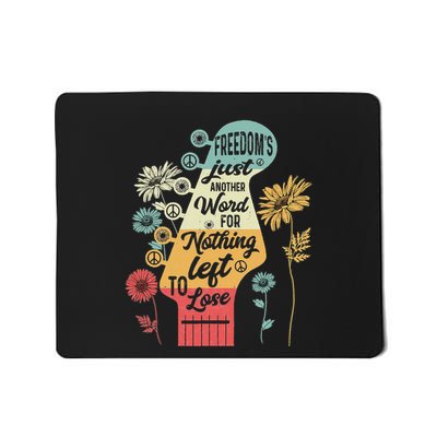 FreedomS Just Another Word For Nothing Left To Lose Mousepad