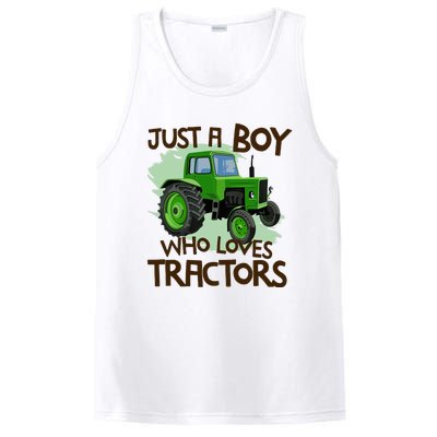 Farm Just A Boy Who Loves Tractors Gift PosiCharge Competitor Tank