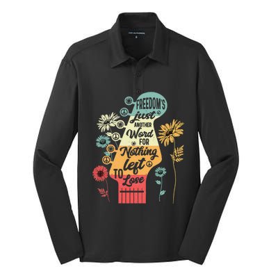 FreedomS Just Another Word For Nothing Left To Lose Silk Touch Performance Long Sleeve Polo