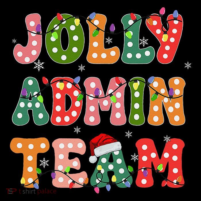 Funny Jolly Admin Team Christmas Administration Team Button