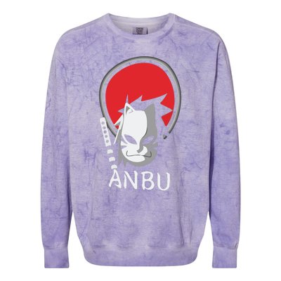 Funny Japanese Anime Colorblast Crewneck Sweatshirt