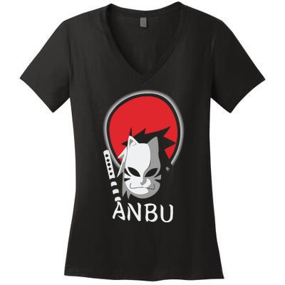 Funny Japanese Anime Women's V-Neck T-Shirt