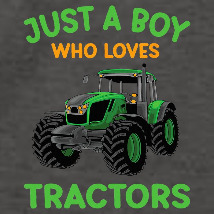 Funny Just A Who Loves Tractors Funny Farmer Vector Backpack