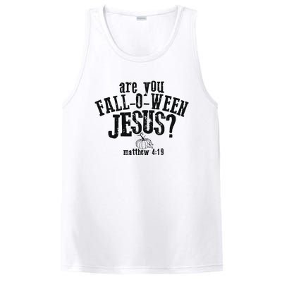 Fall Jesus Are You Falloween Jesus Matthew 4;15 PosiCharge Competitor Tank