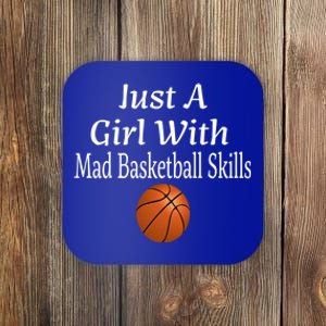 Funny Just A With Mad Basketball Skills Ns Great Gift Coaster