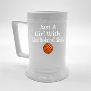 Funny Just A With Mad Basketball Skills Ns Great Gift Beer Stein