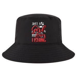 Funny Just A Who Loves Fishing Cool Comfort Performance Bucket Hat