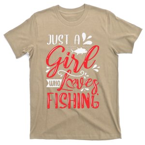 Funny Just A Who Loves Fishing T-Shirt