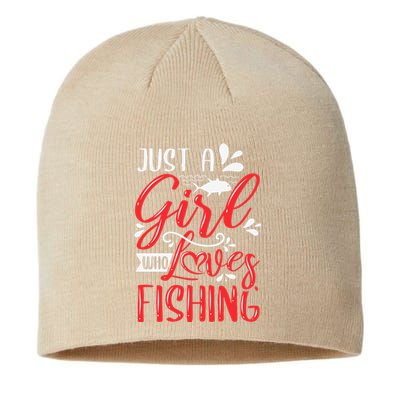 Funny Just A Who Loves Fishing Sustainable Beanie