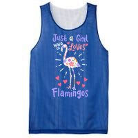 Flamingo Just A Girl Who Loves Flamingos Gift Meaningful Gift Mesh Reversible Basketball Jersey Tank