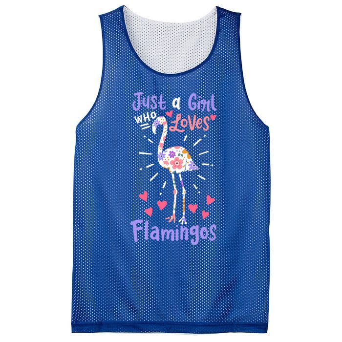 Flamingo Just A Girl Who Loves Flamingos Gift Meaningful Gift Mesh Reversible Basketball Jersey Tank