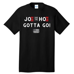 Funny Joe And The Hoe Gotta Go! American Flag Tall T-Shirt