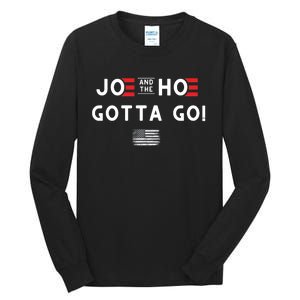 Funny Joe And The Hoe Gotta Go! American Flag Tall Long Sleeve T-Shirt